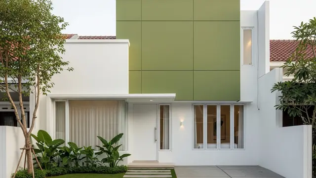 Olive Green & Putih: Natural tapi Tetap Modern
