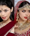 Lihat di sini beberapa potret hasil Jharna Bhagwani ikut tren makeup Asoka.