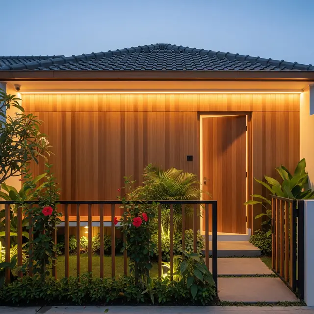 Model Depan Rumah Minimalis Tanpa Jendela