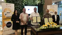 Komite Percepatan Penyediaan Infrastruktur Prioritas (KPPIP) melakukan penandatanganan Memorandum of Understanding (MoU) dengan Wakil Ketua Umum Bidang Pekerjaan Umum, Perumahan Rakyat, dan Infrastruktur Kadin Insannul Kamil dalam penyelenggaraan business forum yang merupakan bagian dari kegiatan Sewindu Proyek Strategis Nasional (PSN).