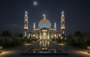 Ilustrasi Masjid (created by AI)