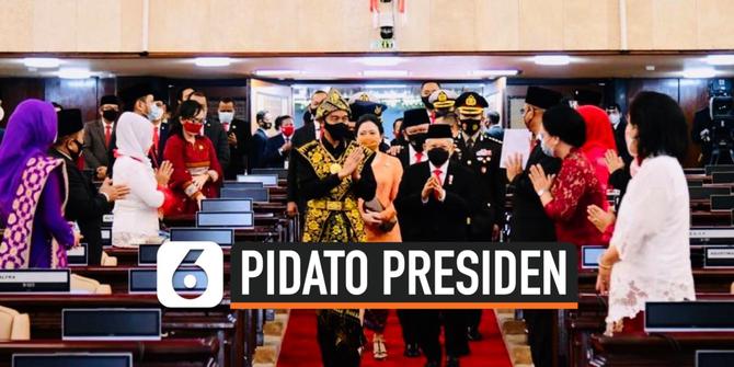 VIDEO: Pidato Kenegaraan Presiden Jokowi di Sidang Tahunan MPR 2020