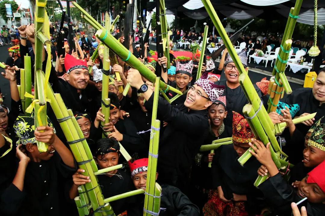 Banyuwangi Festival 2017 menghadirkan banyak keceriaan lewat ragam festival anak. (Liputan6.com/Dian Kurniawan)