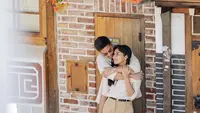 Berada di Bukchon Hanok Village, Kaesang dan Erina pun tampil romantis dengan foto-foto yang dibagikan di media sosialnya. (@kaesangp)
