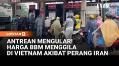 Warga Hanoi, Vietnam, mengantre panjang di sejumlah SPBU setelah pemerintah menaikkan harga bensin hingga 22 persen. Kenaikan harga ini terjadi di tengah tekanan pasar minyak global akibat gangguan produksi dan distribusi di Timur Tengah.