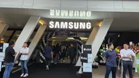Samsung dan Blibli resmikan toko premium Samsung pertama di Indonesia yang menggabungkan pengalaman belanja ekosistem smarthome dan smartphone dalam satu lokasi.  (Liputan6.com/ Agustin Setyo Wardani)