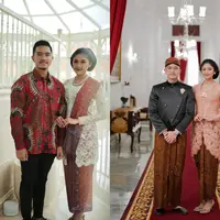 Kaesang Pangarep dan Erina Gudono kerap tampil serasi mengenakan beskap dan kebaya [@erinagudono]