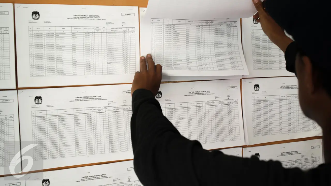 Daftar Pemilih Tetap (DPT) Pilgub Putaran Kedua
