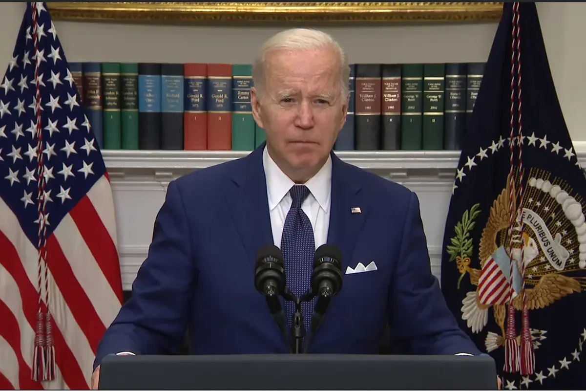Presiden AS Joe Biden memberikan reaksi atas penembakan SD di Texas.