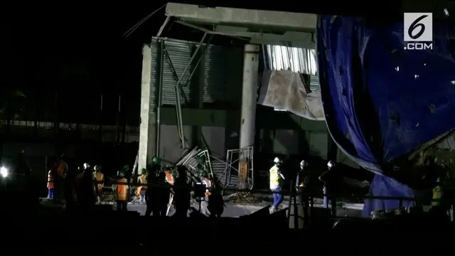VIDEO: Kanopi Apartemen Pakubuwono Spring Ambruk, 1 Orang Tewas