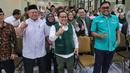 Ketua Umum Partai Kebangkitan Bangsa (PKB) Muhaimin Iskandar menghadiri acara pembukaan Uji Kelayakan dan Kepatutan (UKK) Bakal Calon Legislatif (Bacaleg) PKB di Kantor DPP PKB, Jakarta, Selasa (21/2/2023).  Uji kelayakan dan kompetensi Bacaleg DPR RI ini sebagai bentuk komitmen untuk menjaring Calon Anggota Legislatif yang memiliki integritas dan kapabilitas. (Liputan6.com/Angga Yuniar)