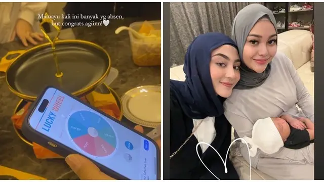 6 Potret Artis Jenguk Anak Aurel Hermansyah, Usia Baby Azura Sudah 1 Bulan