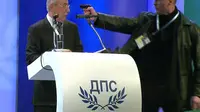 Video Penembak Gagal Bunuh Politisi Bulgaria