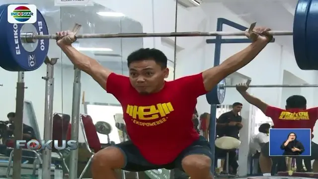 Jelang Asian Games 2018, atlet angkat besi, Eko Yuli Wirawan berlatih keras demi medali emas untuk Indonesia.