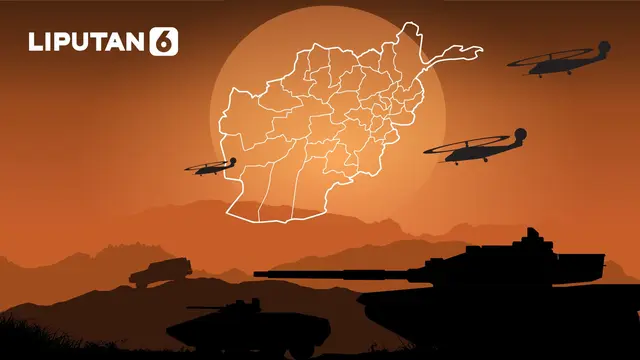 Banner Infografis Taliban Rebut Kabul, Afghanistan Genting. (Liputan6.com/Abdillah)