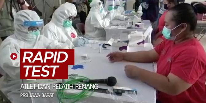 VIDEO: 250 Atlet dan Pelatih Renang, Polo Air, dan Loncat Indah Jawa Barat Lakukan Rapid Test COVID-19