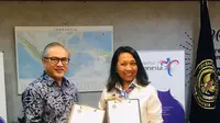 PT. Hatten Bali Tbk menandatangani Perjanjian MOU dan PKS dengan Kementerian Pariwisata dan Ekonomi Kreatif/Badan Pariwisata dan Ekonomi Kreatif (Kemenparekraf/Baparekraf), sehubungan dengan program Co-Branding Wonderful Indonesia (dok: Pramita)