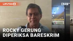Rocky Gerung Penuhi Pemeriksaan Bareskrim Polri