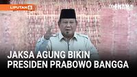 Hormat Prabowo Bangga Jaksa Agung Sangar Sikat Habis Penjahat