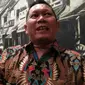 Wakil Ketua Id-SIRTI Bisyron Wahyudi ditemui usai konferensi pers pencegahan ransomware Petya di Jakarta, Jumat (30/6/2017). Liputan6.com/ Agustin Setyo Wardani