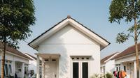 Rumah Sederhana Cat Putih. Foto: Gemini