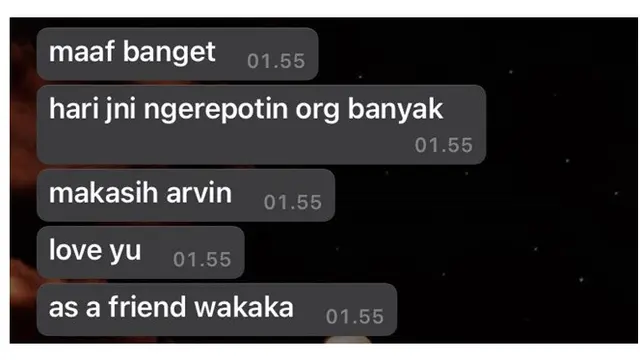 6 Chat Ungkapan Cinta Tapi Hanya Dianggap Teman Ini Bikin Nyesek