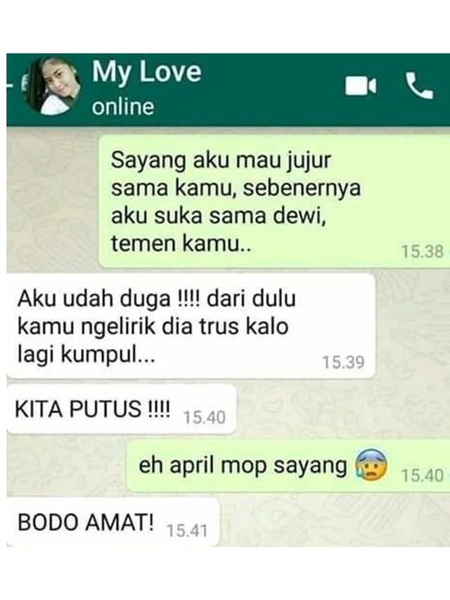 Nyeleneh, 6 Chat Prank April Mop Ini Bikin Kesal Sekaligus Ketawa Geli