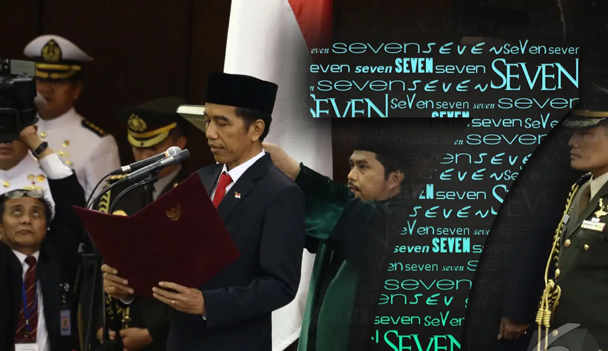 Sebuah kebetulan yang aneh. Rumah dinas Jokowi di Jl. Suropati No 7 Jakarta Pusat. Jokowi gubernur ke 16 (1+6=7). Tanggal pencapresan 14 (14:2=7). Usia Jokowi 52 th (5+2=7). Jokowi lahir tahun 61 (6+1=7) dan Jokowi jadi Presiden ke 7 (Liputan6.com)