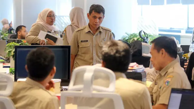 Usai Halal bi Halal, ASN di Balai Kota Jakarta Kembali Beraktivitas