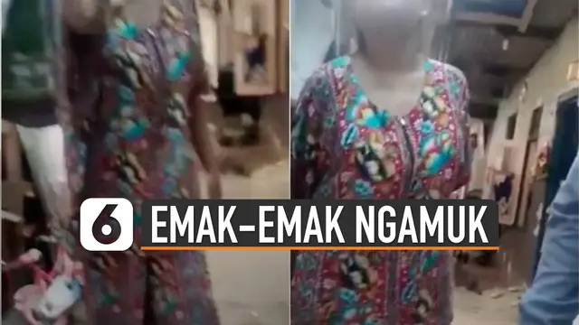 VIDEO: Emak-Emak Ngamuk Saat Ditagih Utang Debt Collector