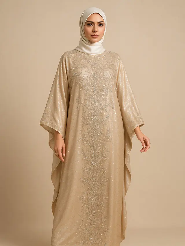 Ide Outfit Pesta Muslimah dengan Aksen Bordir