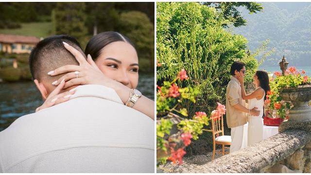 6 Beda Gaya Alyssa Daguise dan Amanda Rawles ketika Dilamar, Lake Como Jadi Saksi