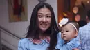 Sangat terlihat potret kebahagiaan seorang Wendah Tan dan si kecil Thalia Putri Onsu. (Andy Masela/Bintang.com)