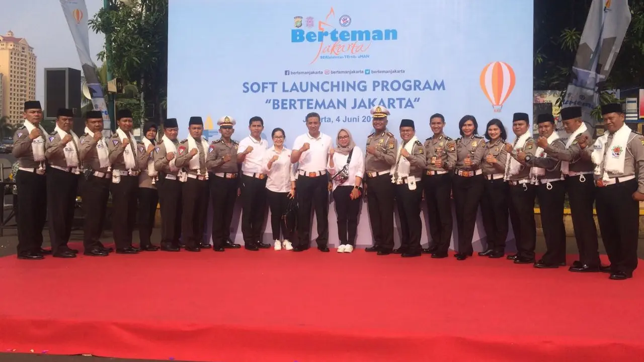 Polda Metro Jaya meluncurkan program berteman Jakarta