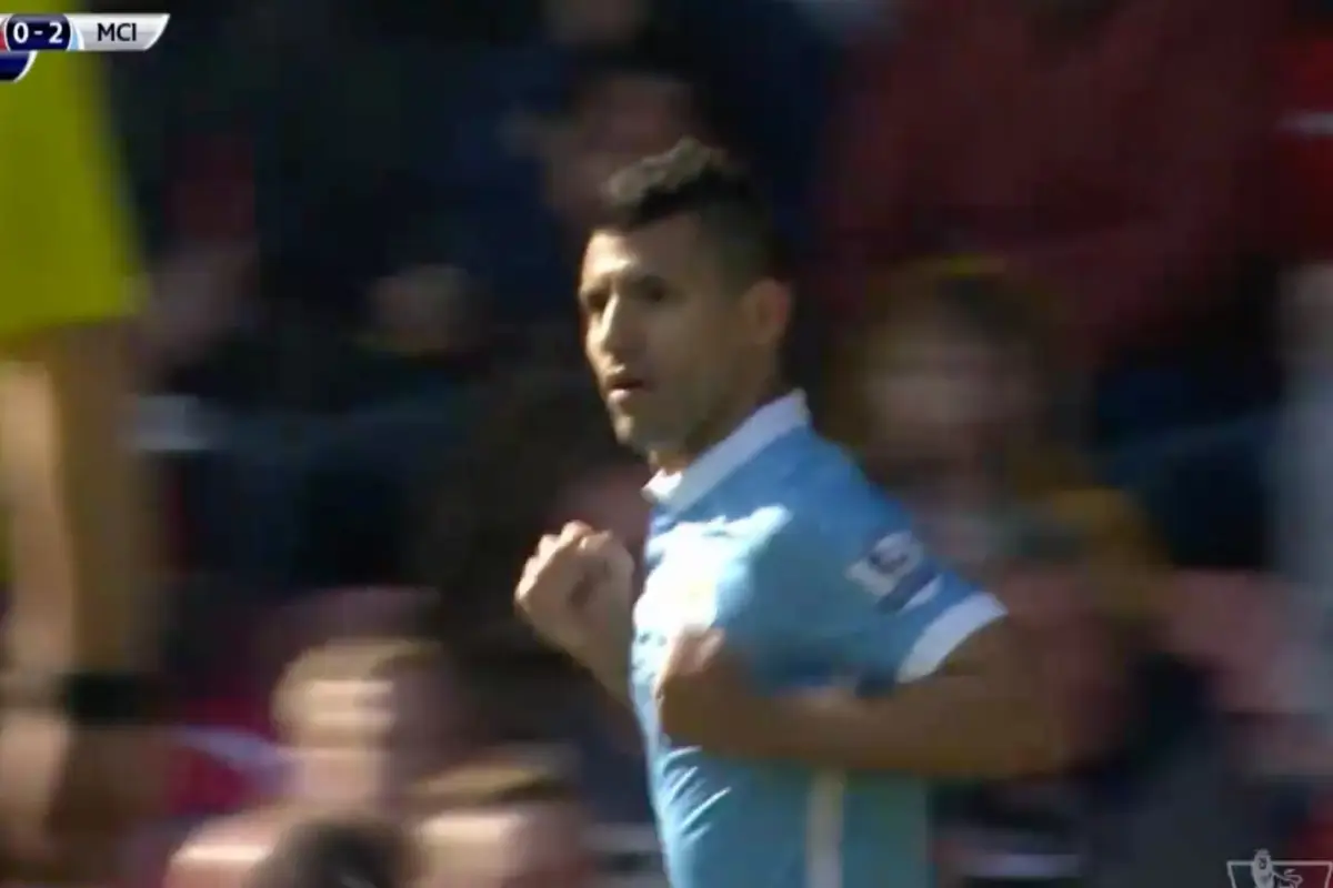 Gol Sergio Aguero, Bawa Man City Unggul 3-0 Atas Bournemouth