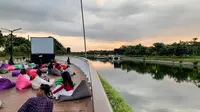 Festival Film di Tepi Sungai Hidupkan Ruang Publik Lewat Sinema Terbuka