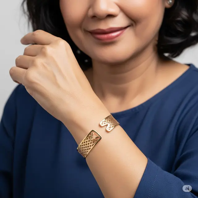 Model Gelang Buat Orang Tua 50 Tahun. Foto: Gemini