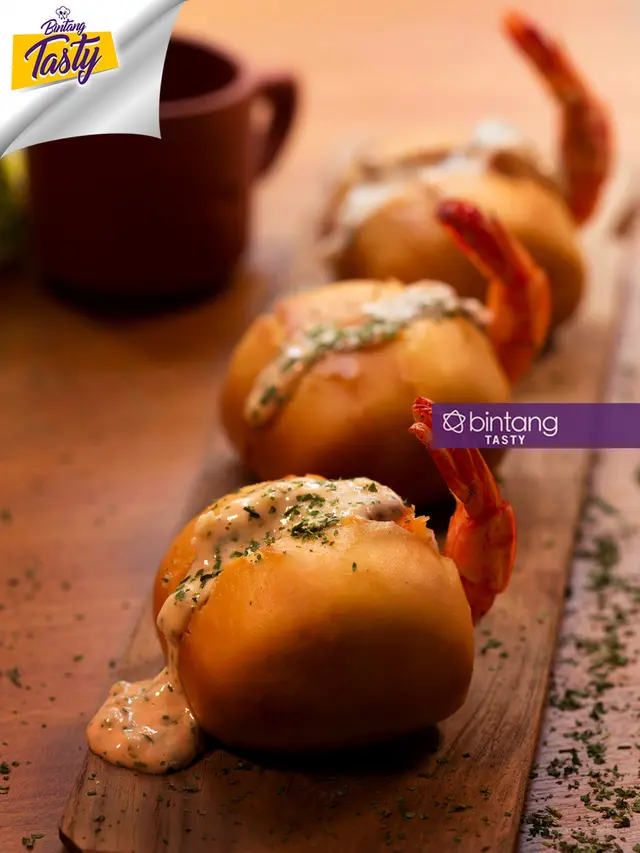 [Bintang] Bintang Tasty: Mantou Udang dengan Saus Mayo