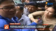 Dua jurnalis, Wa Lone dan Kyaw Soe oo ditangkap 12 Desember 2017 lalu soal penyebaran dokumen rahasia terkait tragedi kemanusiaan di Rakhine