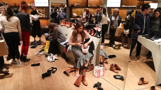 Berbelanja saat Boxing Days di Inggris