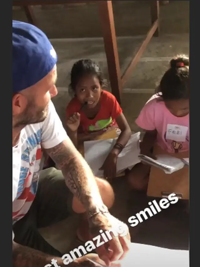 David Beckham di Sumba (Instagram/ davidbeckham)