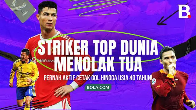 VIDEO: Menolak Tua! 7 Striker Top Dunia yang Aktif Cetak Gol Hingga Usia 40 Tahun