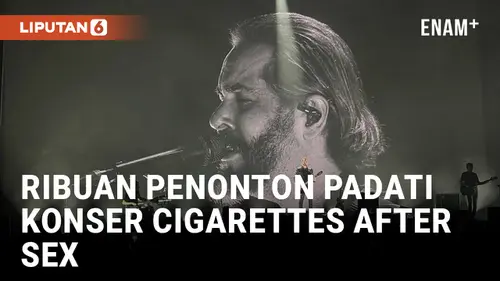  Meski Diguyur Hujan, Band Cigarettes After Sex Sukses Gelar Konser di Jakarta