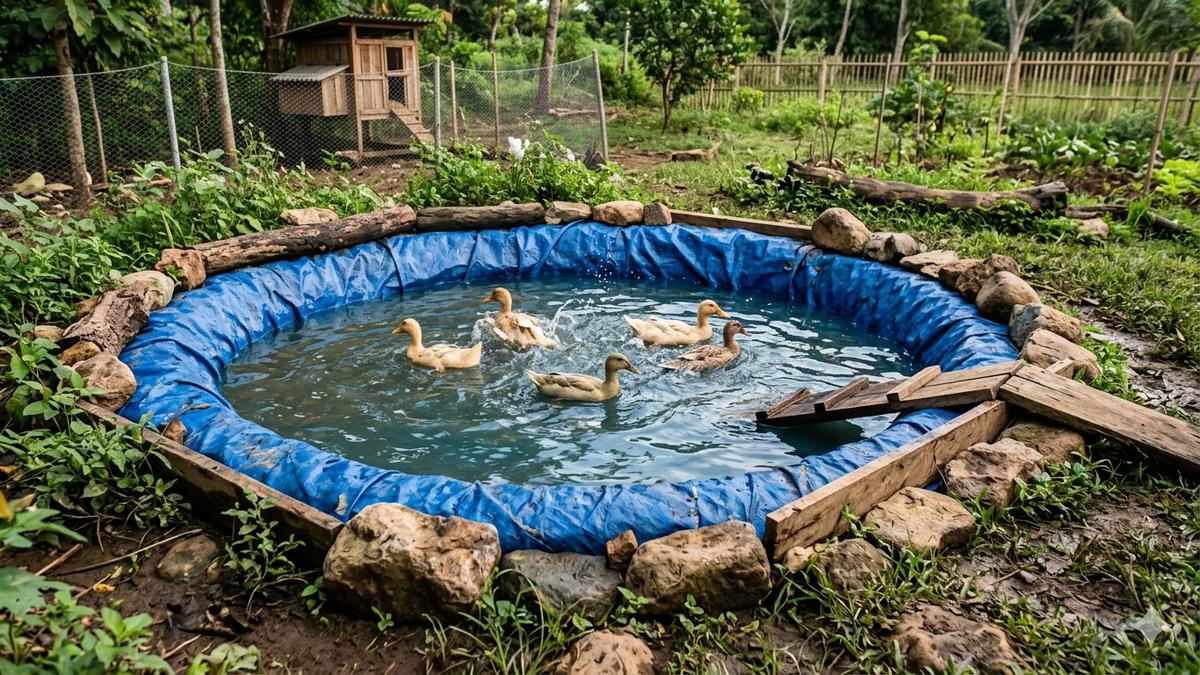 Rahasia Kolam Bebek Tetap Bersih dan Tidak Bau, Panduan Lengkap Pengelolaan Efektif