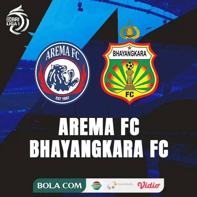 BRI Liga 1 - Arema FC Vs Bhayangkara FC