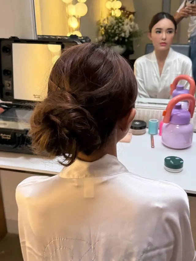 Amanda Manopo Tampil dengan Gaun Pengantin. [@amandamanopo]