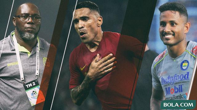 Penyerang Brasil: Jacksen F. Tiago, Beto Goncalves, Wander Luiz