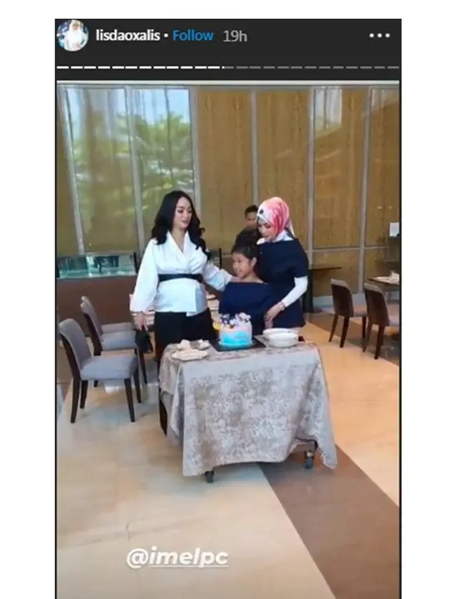 7 Potret Akrab Zaskia Gotik dan Imel PC di Ultah Anak, Curi Perhatian