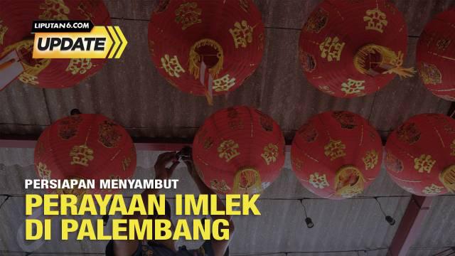 Laporan langsung dari Klenteng Dewi Kwan Im, Palembang oleh Nefri Inge, Kontributor Palembang mengenai persiapan menyambut hari raya Imlek.