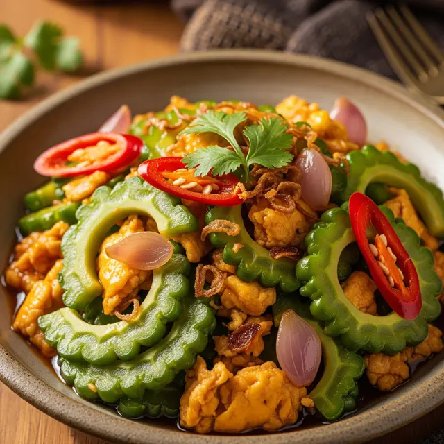 Resep Pare Telur Anti Gagal (Image by Gemini AI)